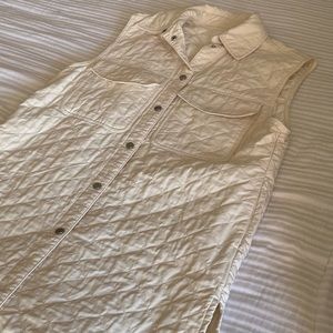 Long Quilted Vest / Gilet